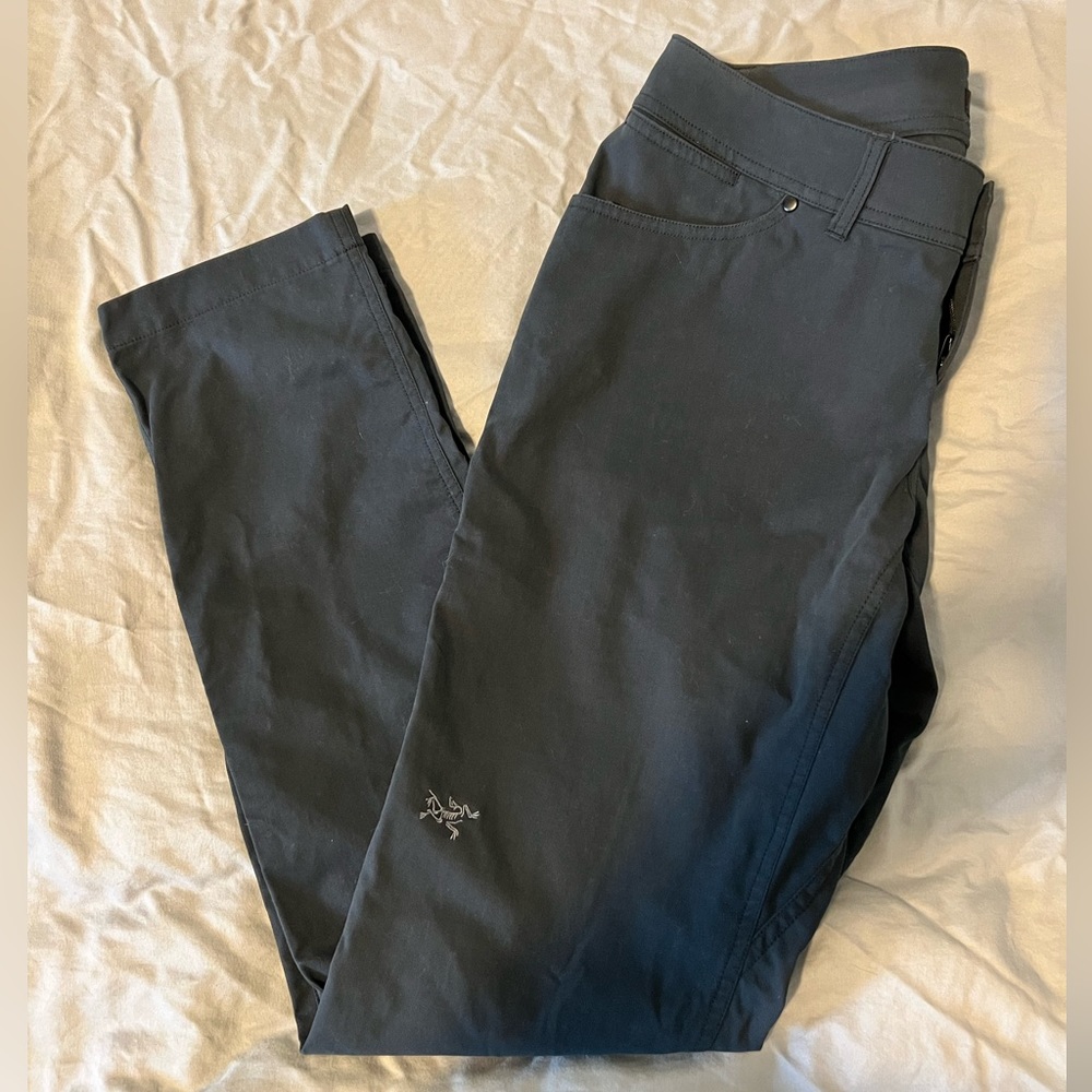 Arcteryx Womens Nylon Blend Hiking Pants Blue Size 10